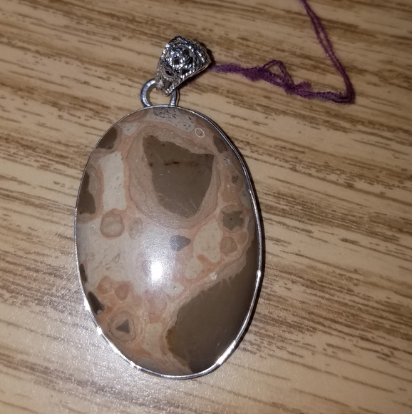 New Sterling silver Stomalite pendant - Picture 5 of 8